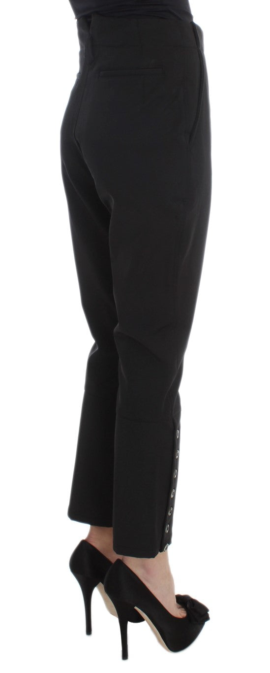 Ermanno Scervino Pantalon capri court élégant en noir