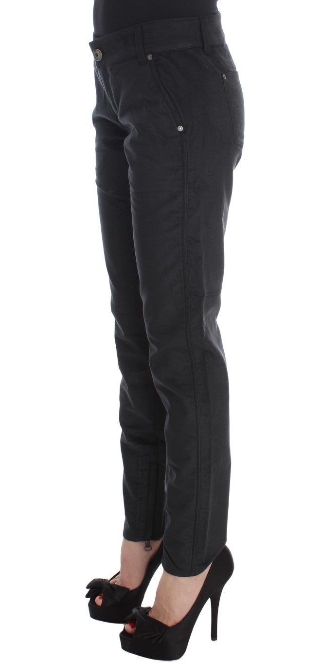 Ermanno Scervino Pantalon Chic Coupe Regular Noir