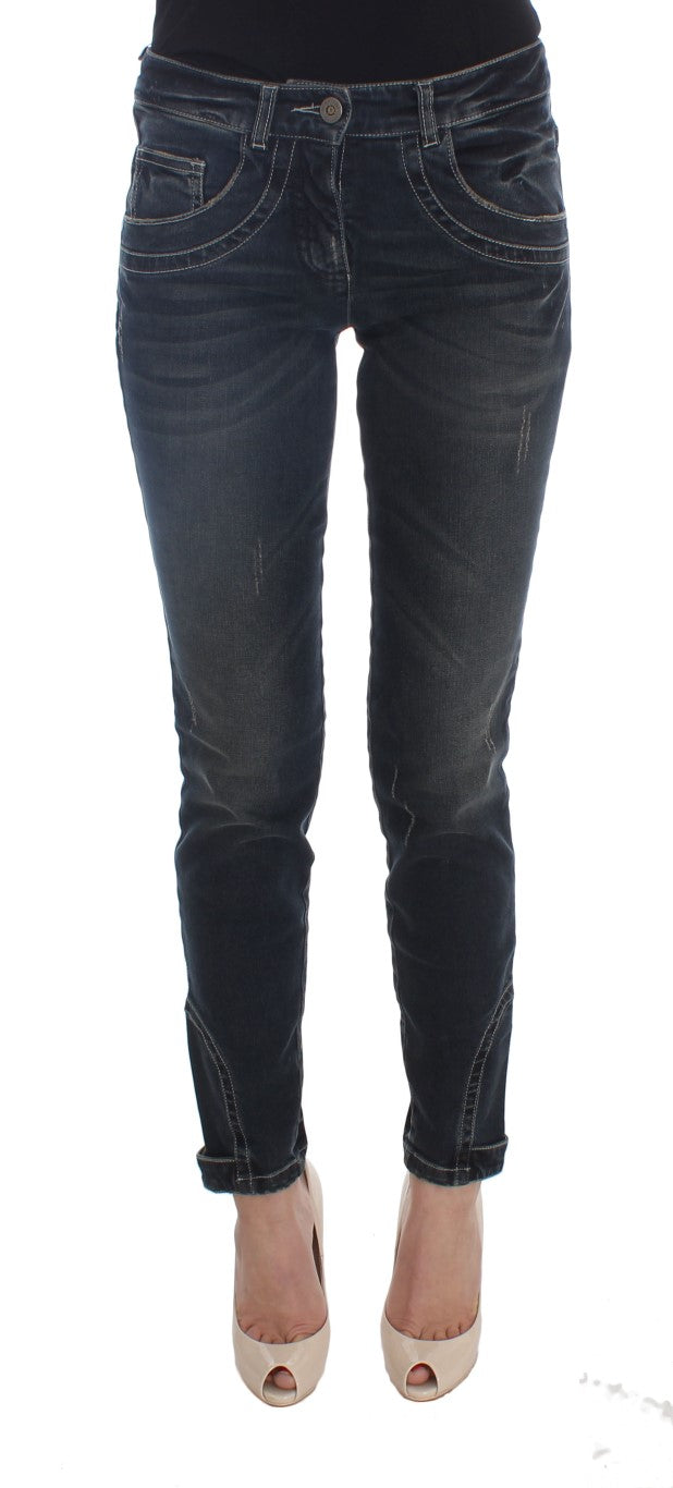 Ermanno Scervino Jean italien coupe slim bleu chic