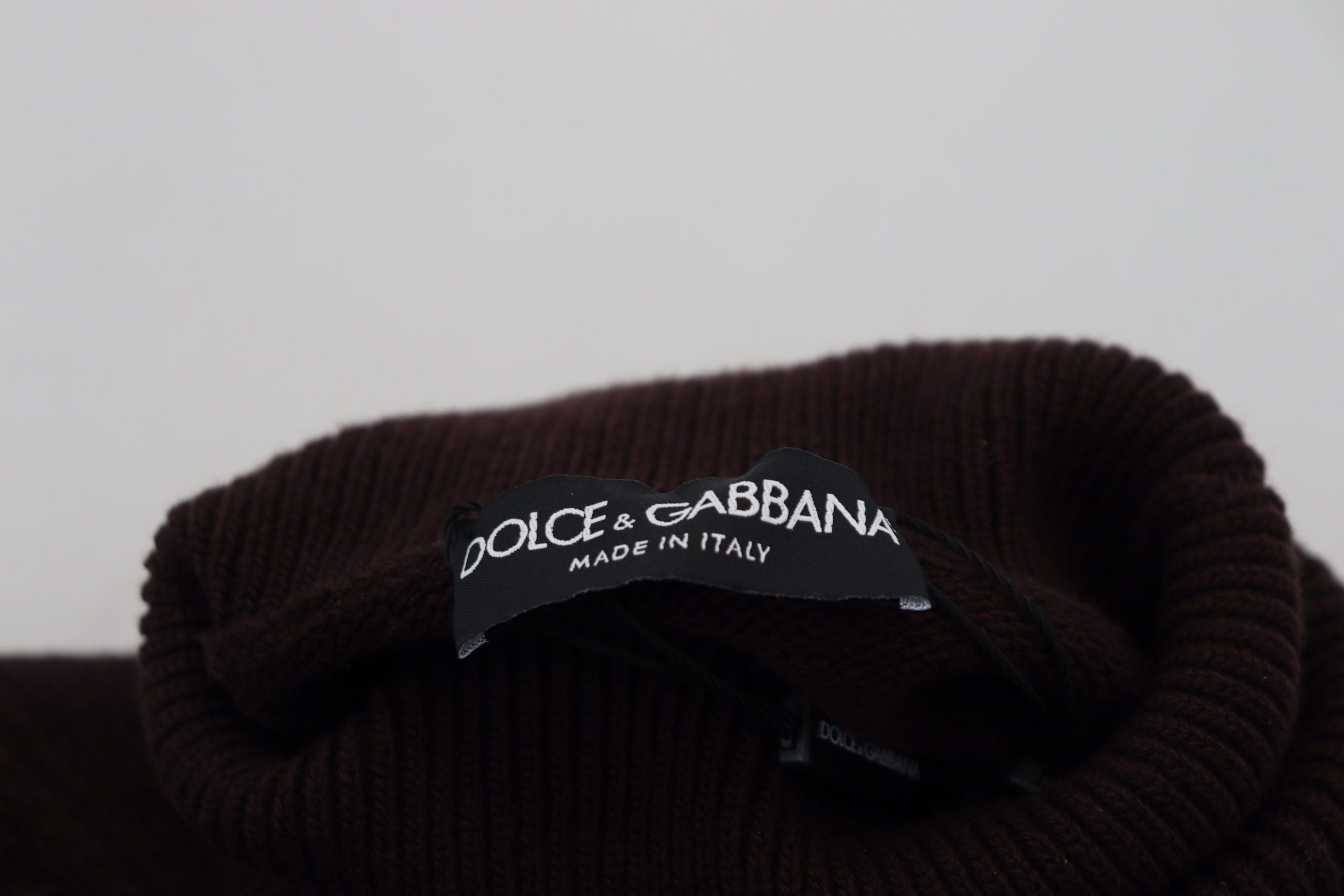 Dolce &amp; Gabbana Pull élégant en laine à col roulé