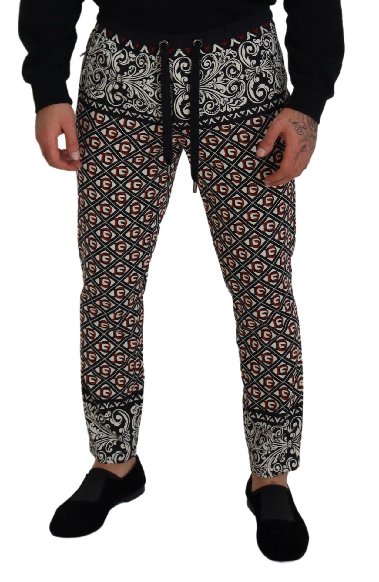 Dolce &amp; Gabbana Pantalon de jogging multicolore élégant