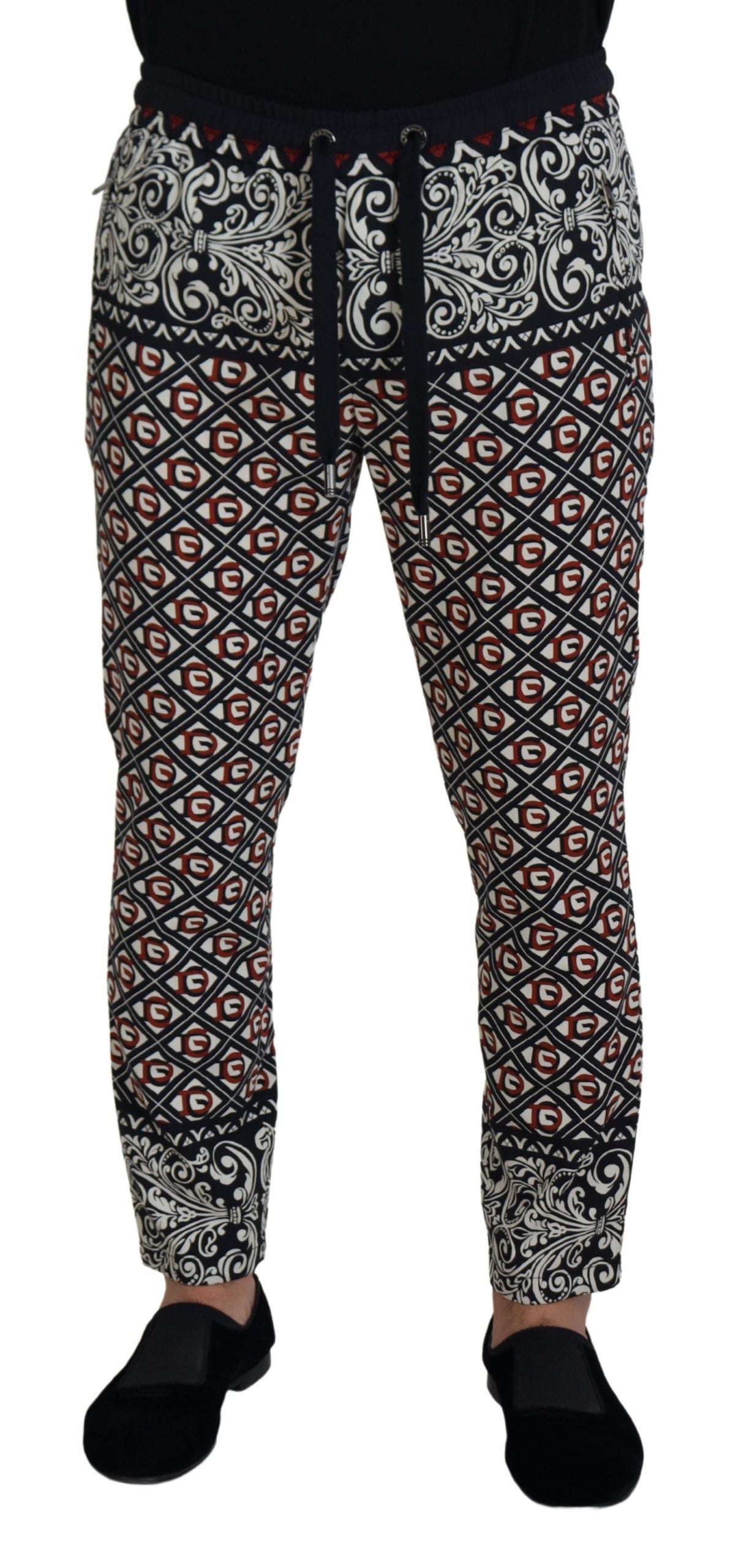 Dolce &amp; Gabbana Pantalon de jogging multicolore élégant