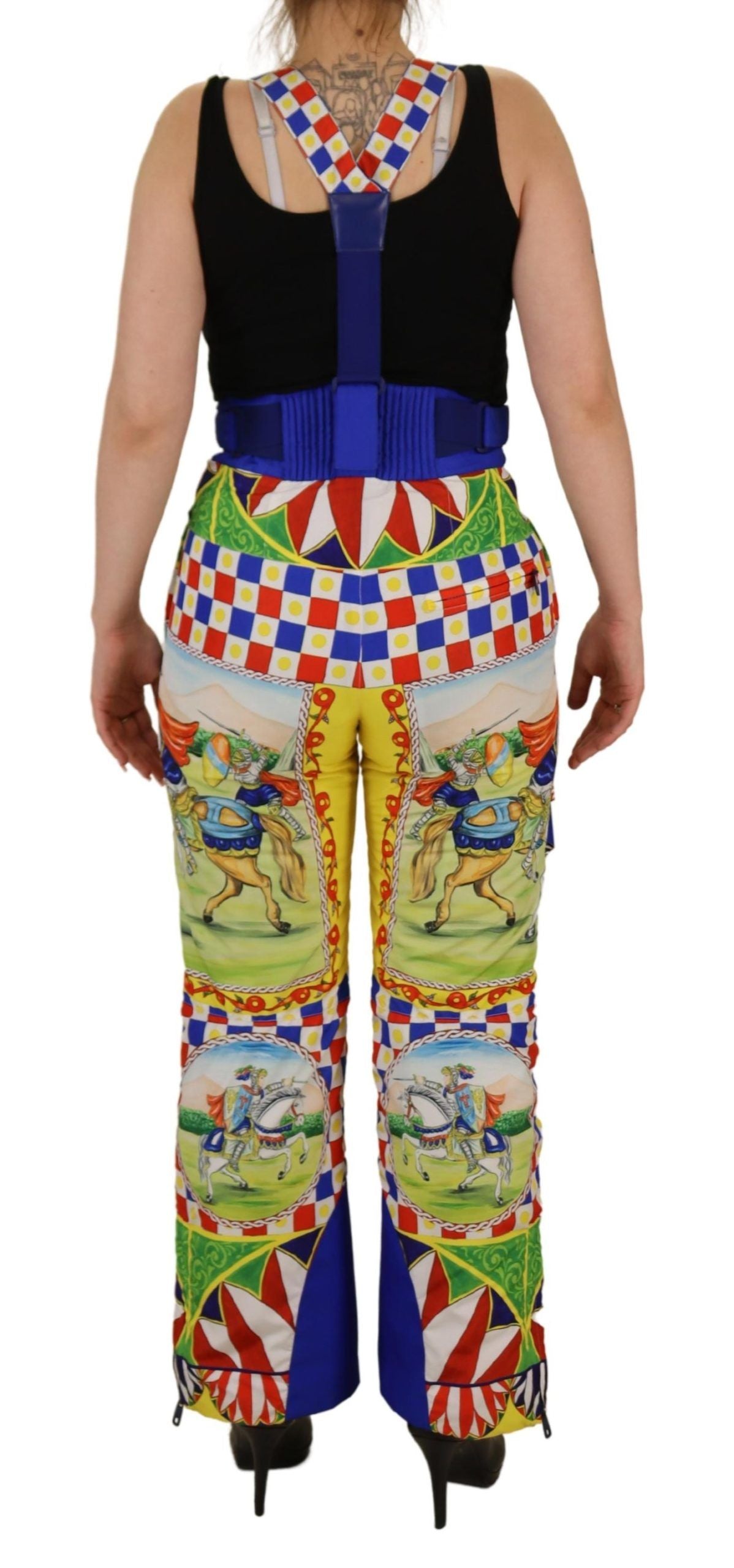 Dolce & Gabbana Multicolor High Waist Snow Pants