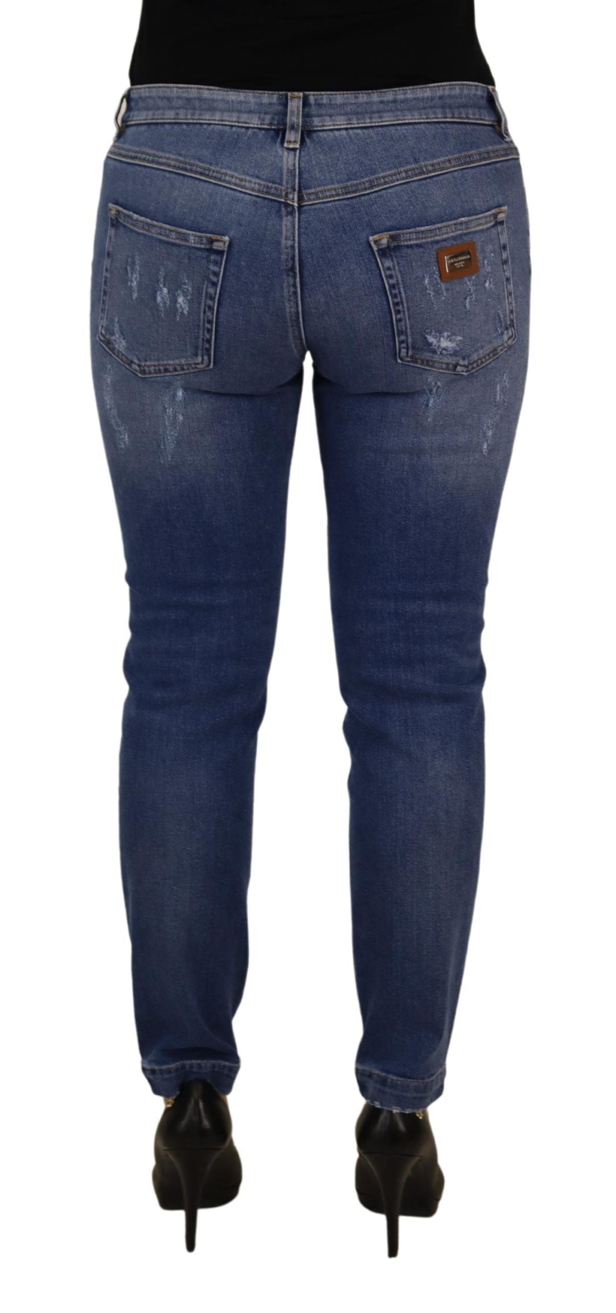 Dolce &amp; Gabbana Chic Jean skinny taille basse