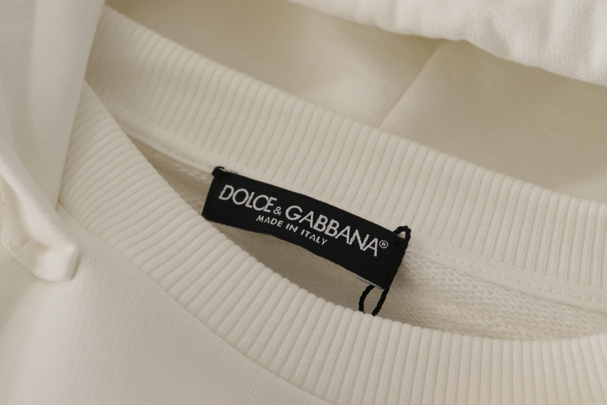 Dolce &amp; Gabbana Chic Pull à capuche blanc