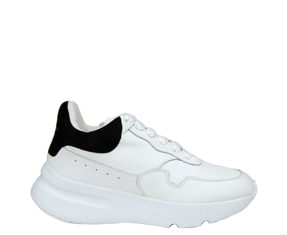 Alexander McQueen Alexander McQueen Baskets en daim et cuir blanc pour femme