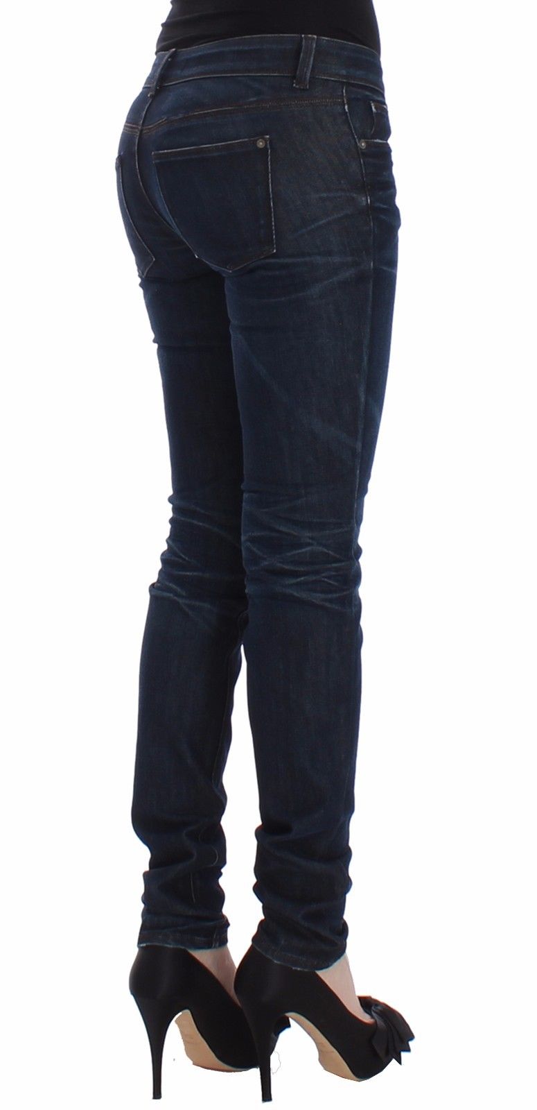 Ermanno Scervino Jean skinny bleu foncé chic