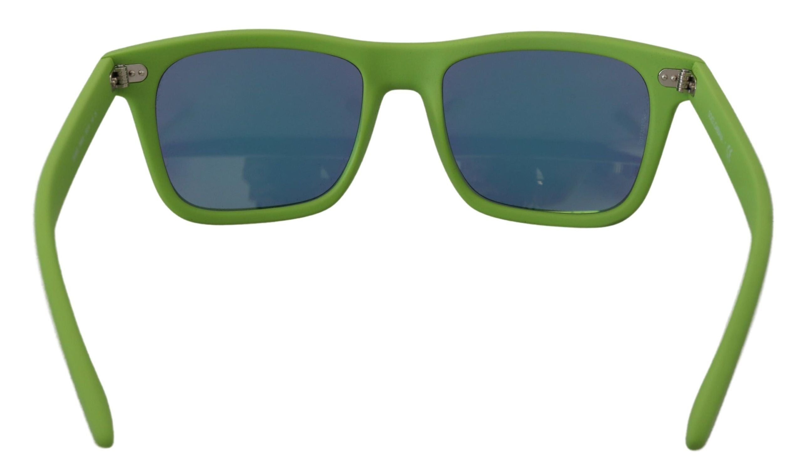 Dolce &amp; Gabbana Lunettes de soleil cerclées chic vert acide