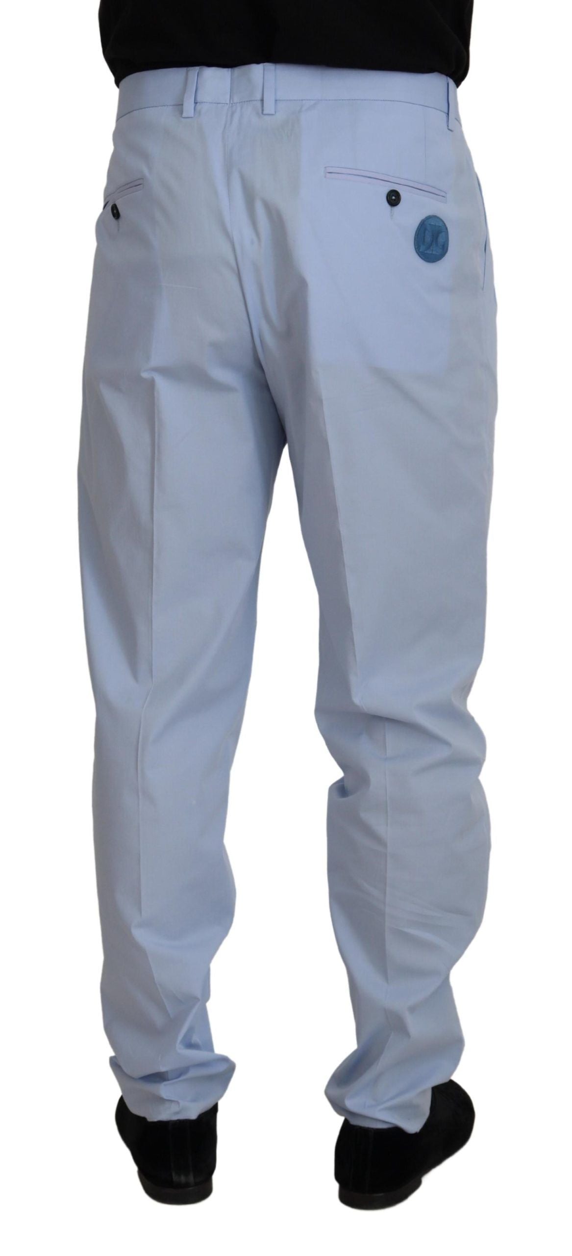 Dolce &amp; Gabbana Pantalon chino slim élégant en bleu clair