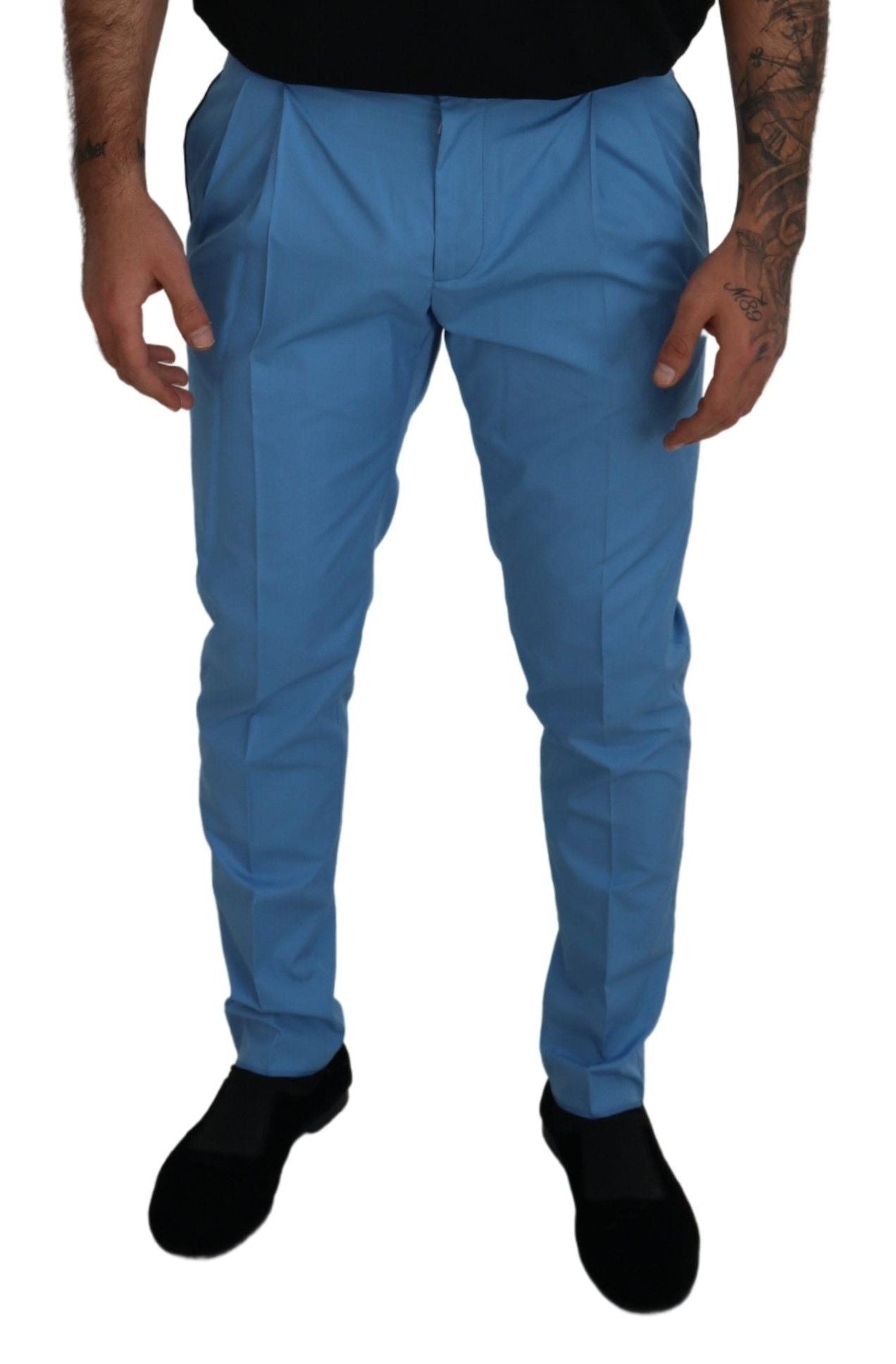 Pantalon chino slim fit élégant Dolce &amp; Gabbana - Offrez-vous le luxe italien