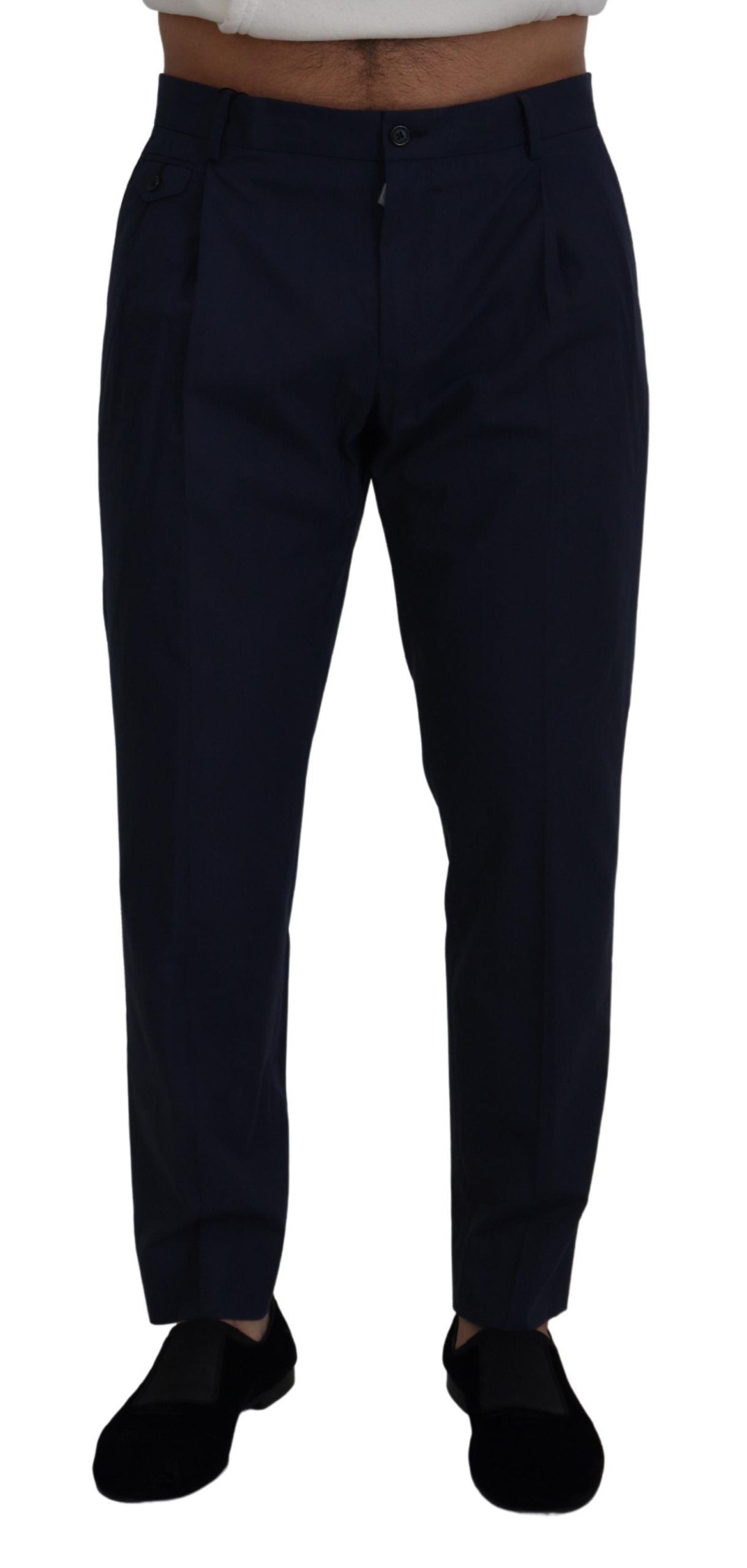 Dolce &amp; Gabbana Chic - Pantalon chino coupe slim en bleu