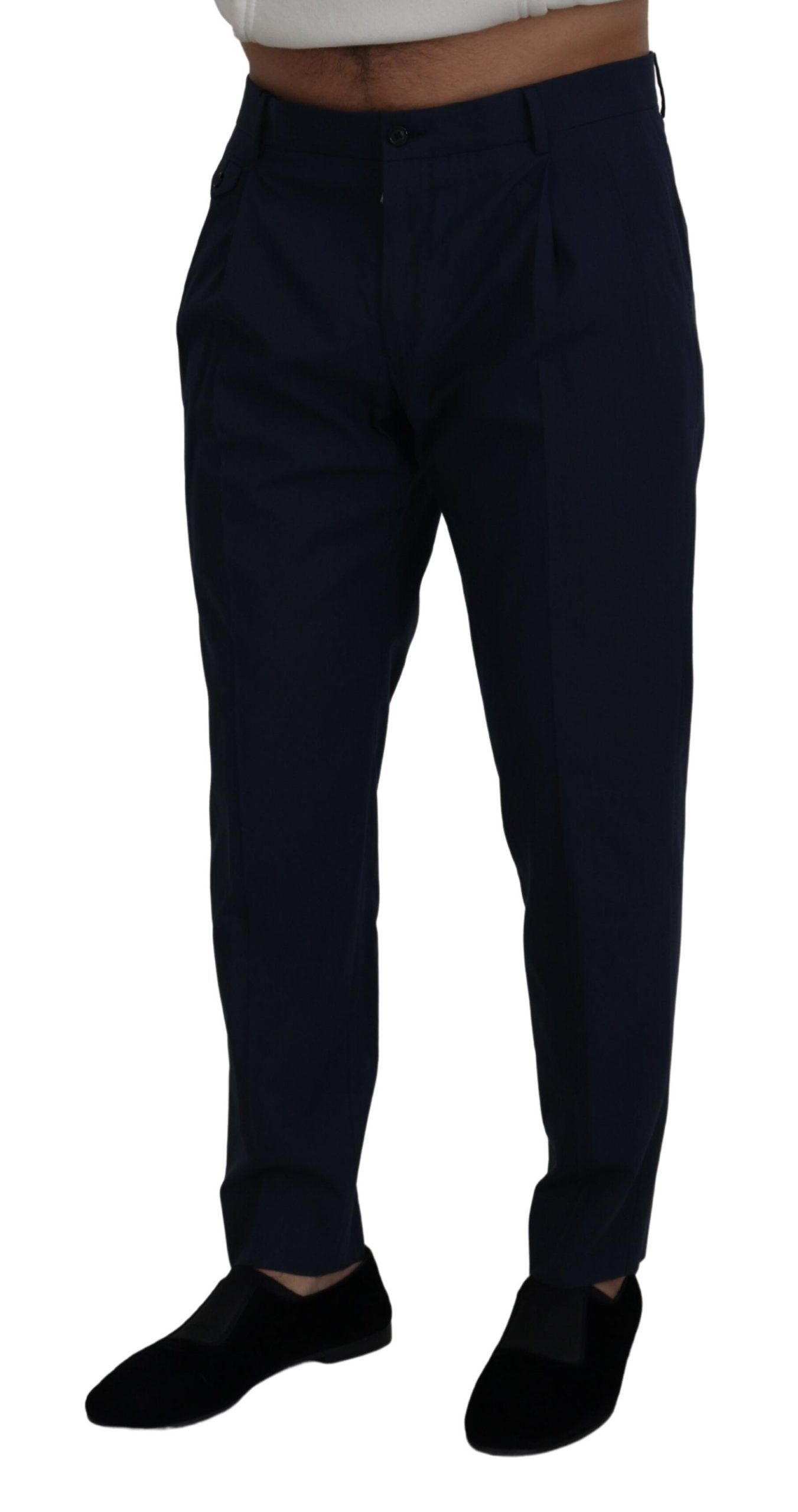 Dolce &amp; Gabbana Chic - Pantalon chino coupe slim en bleu