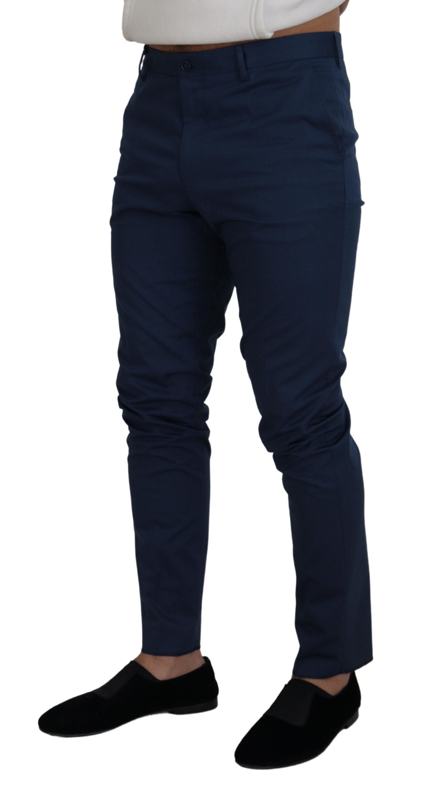 Dolce &amp; Gabbana Pantalon chino slim élégant en bleu