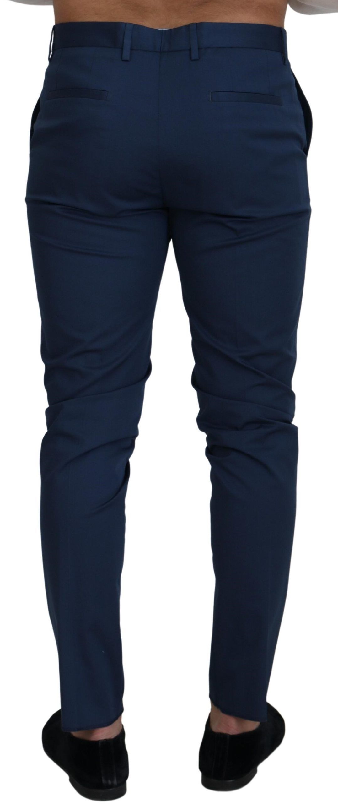 Dolce &amp; Gabbana Pantalon chino slim élégant en bleu