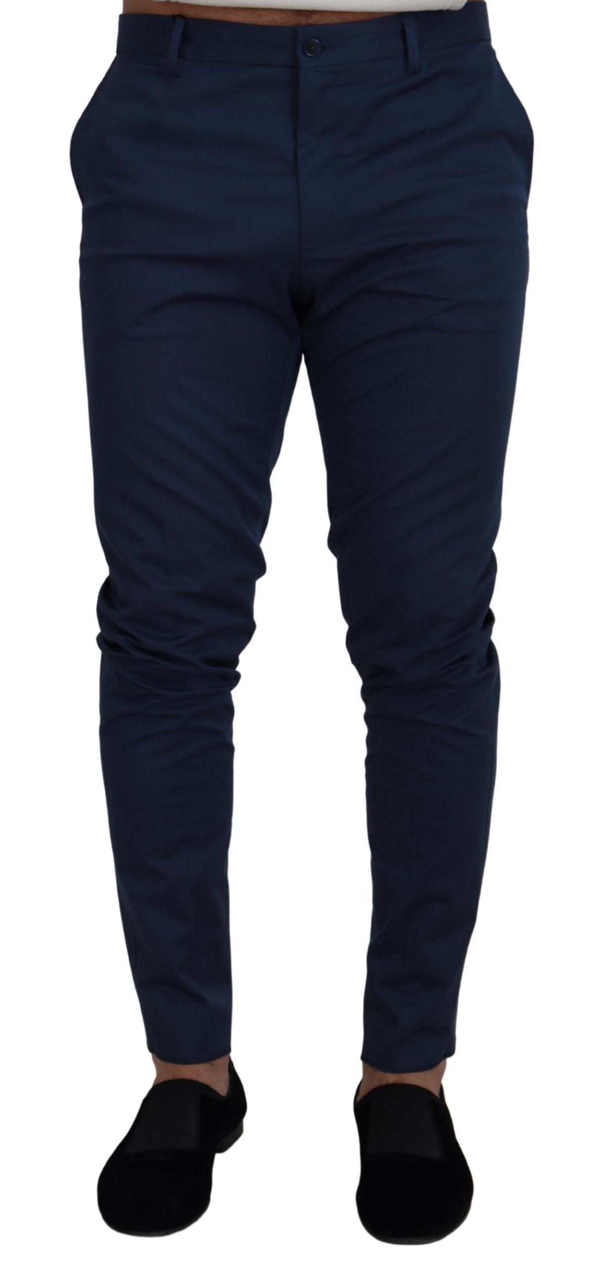 Dolce &amp; Gabbana Pantalon chino slim élégant en bleu