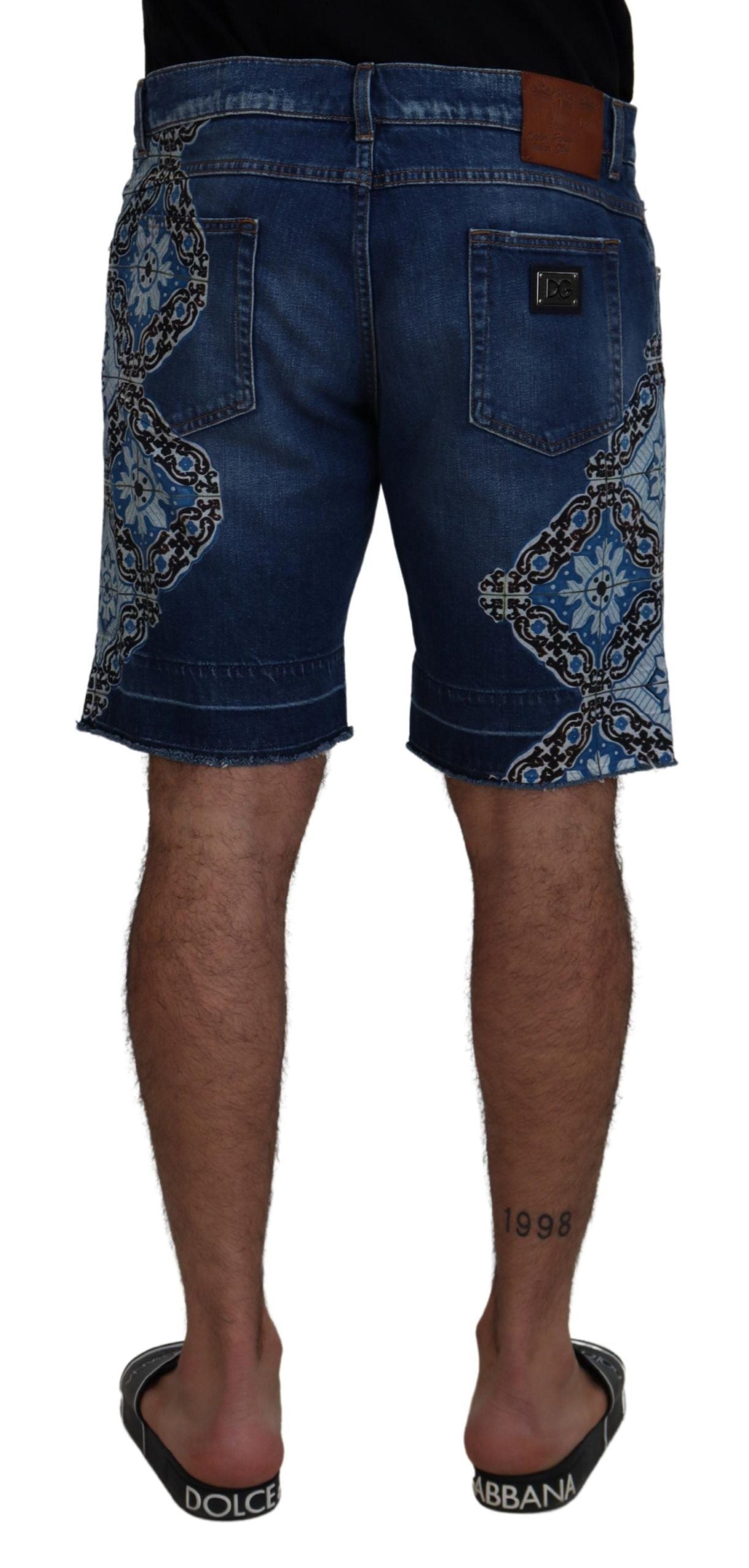 Dolce &amp; Gabbana Short en jean coupe slim élégant