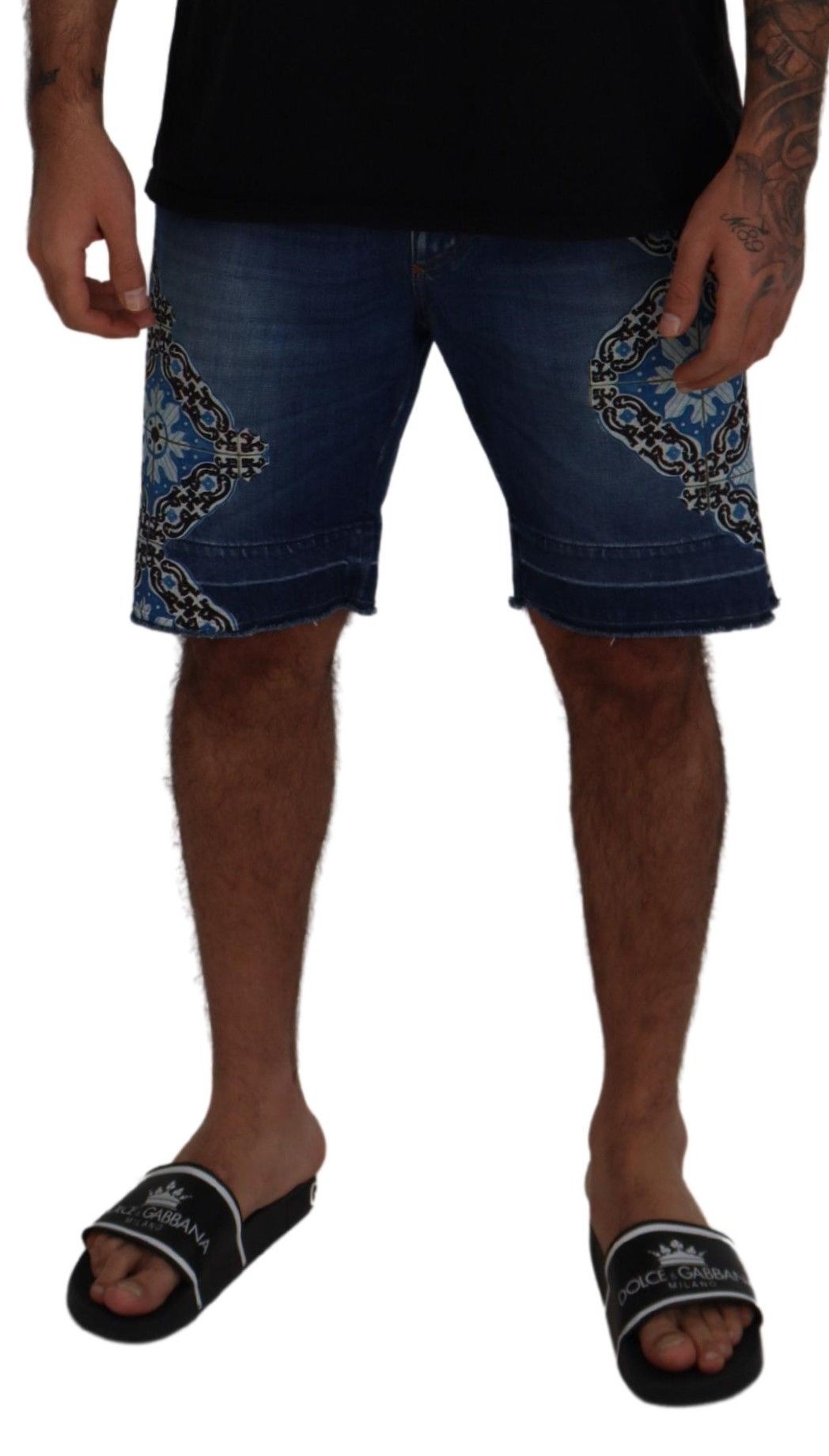 Dolce &amp; Gabbana Short en jean coupe slim élégant