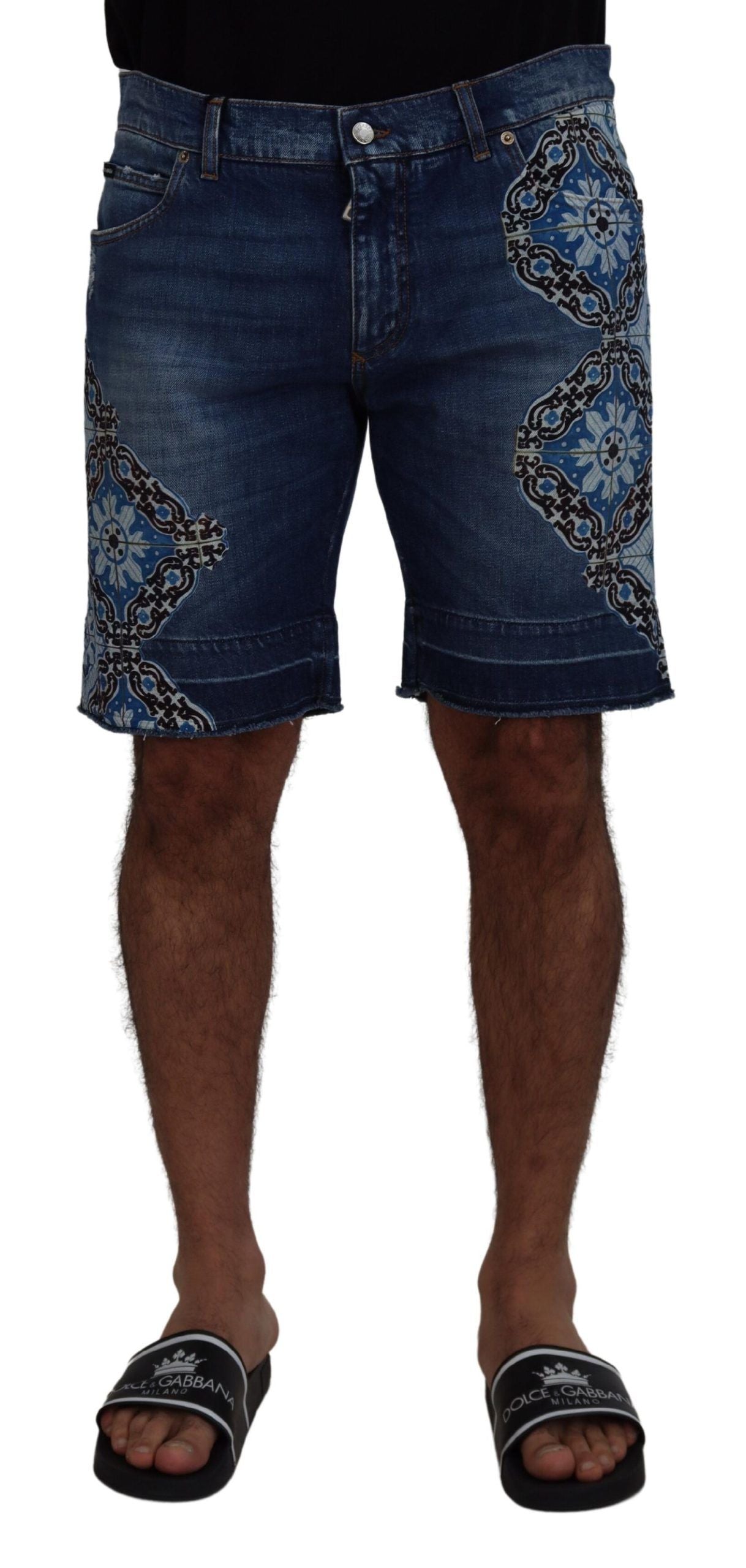 Dolce &amp; Gabbana Short en jean coupe slim élégant