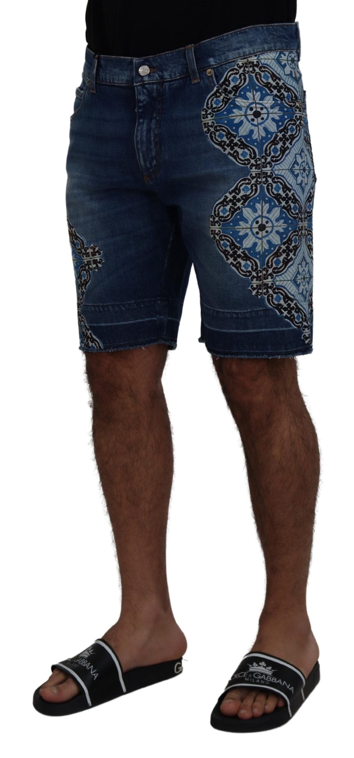 Dolce &amp; Gabbana Short en jean coupe slim élégant