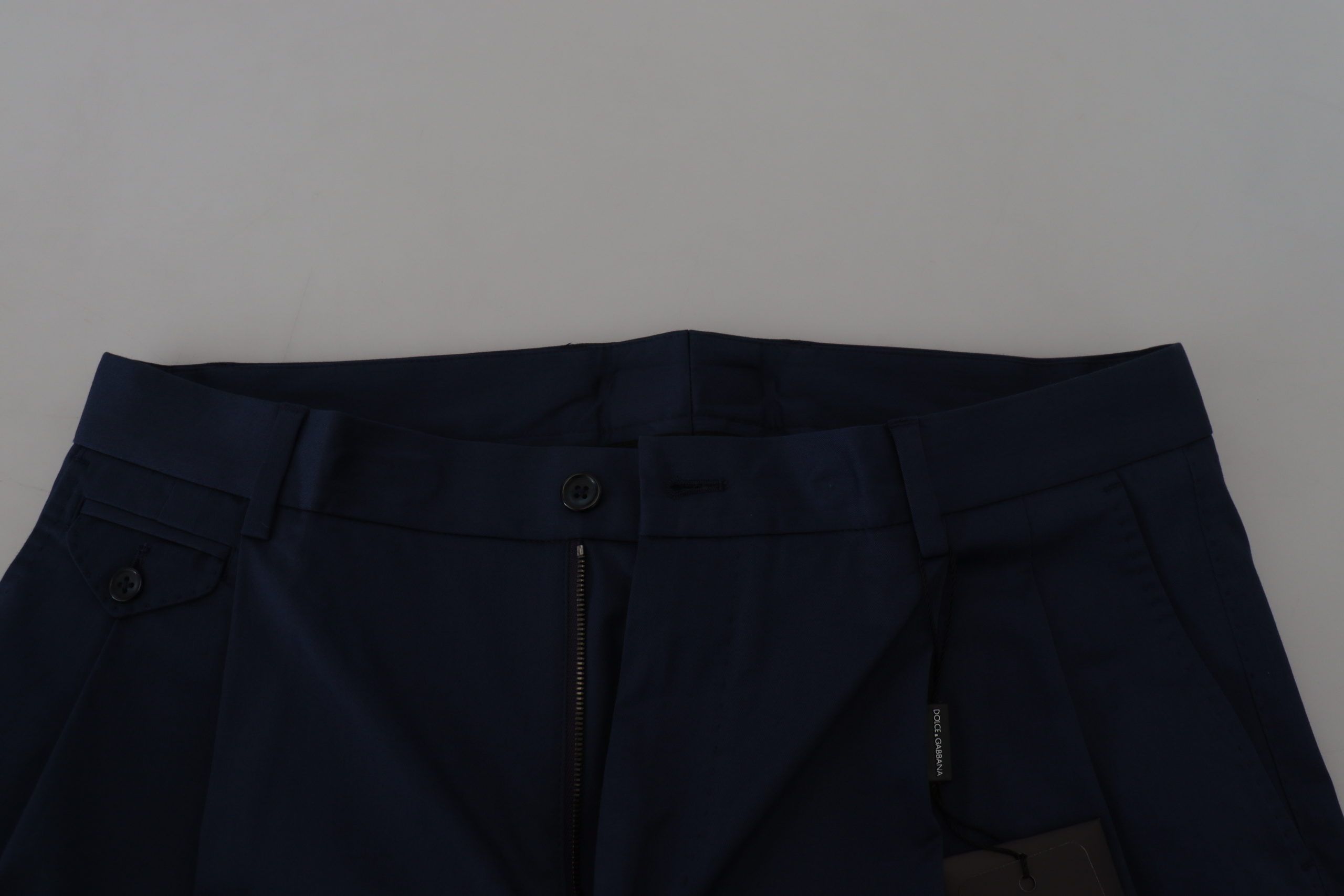 Dolce &amp; Gabbana Short chino bleu élégant – Coupe Regular