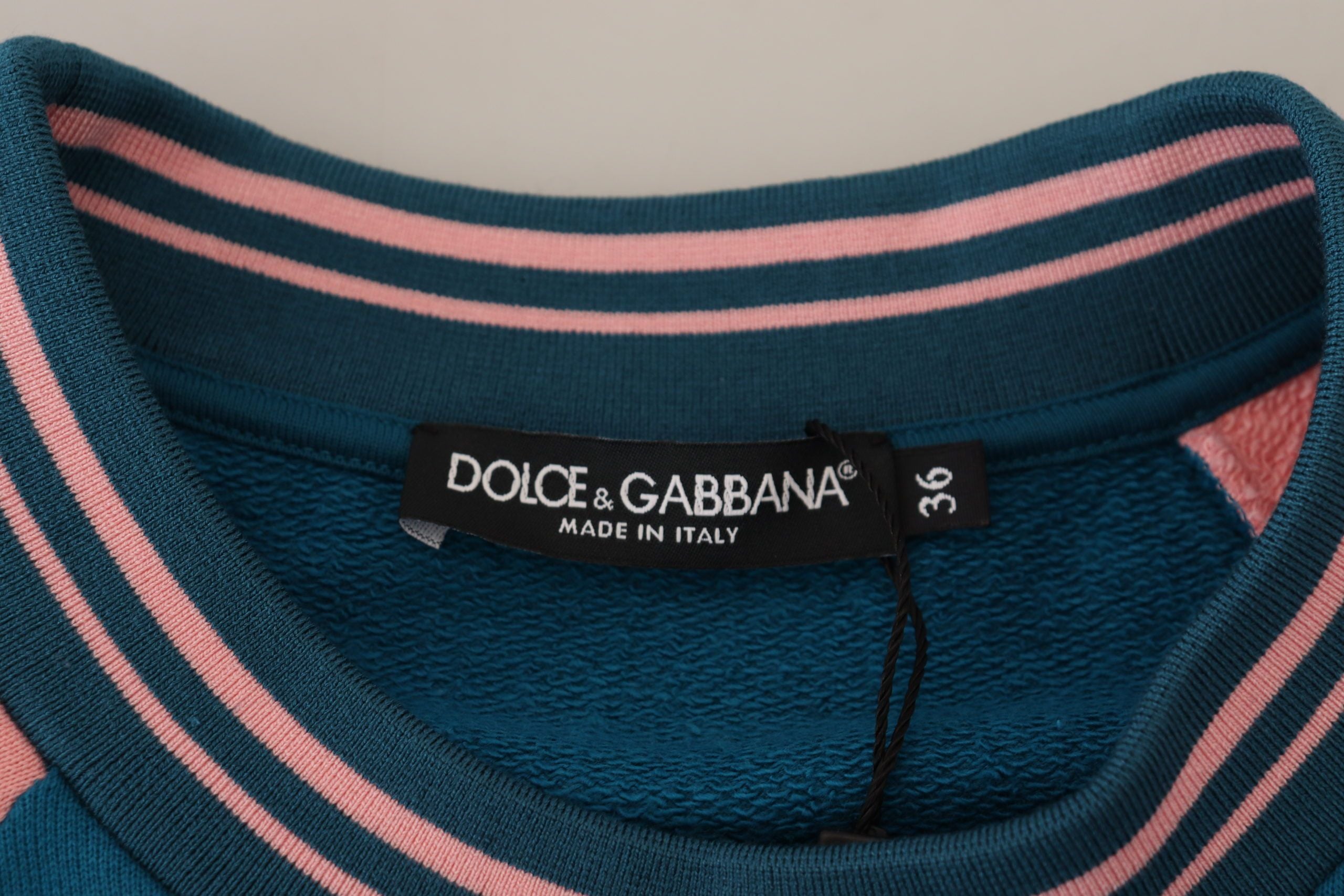 Dolce &amp; Gabbana Pull en coton Tropical Queen à paillettes