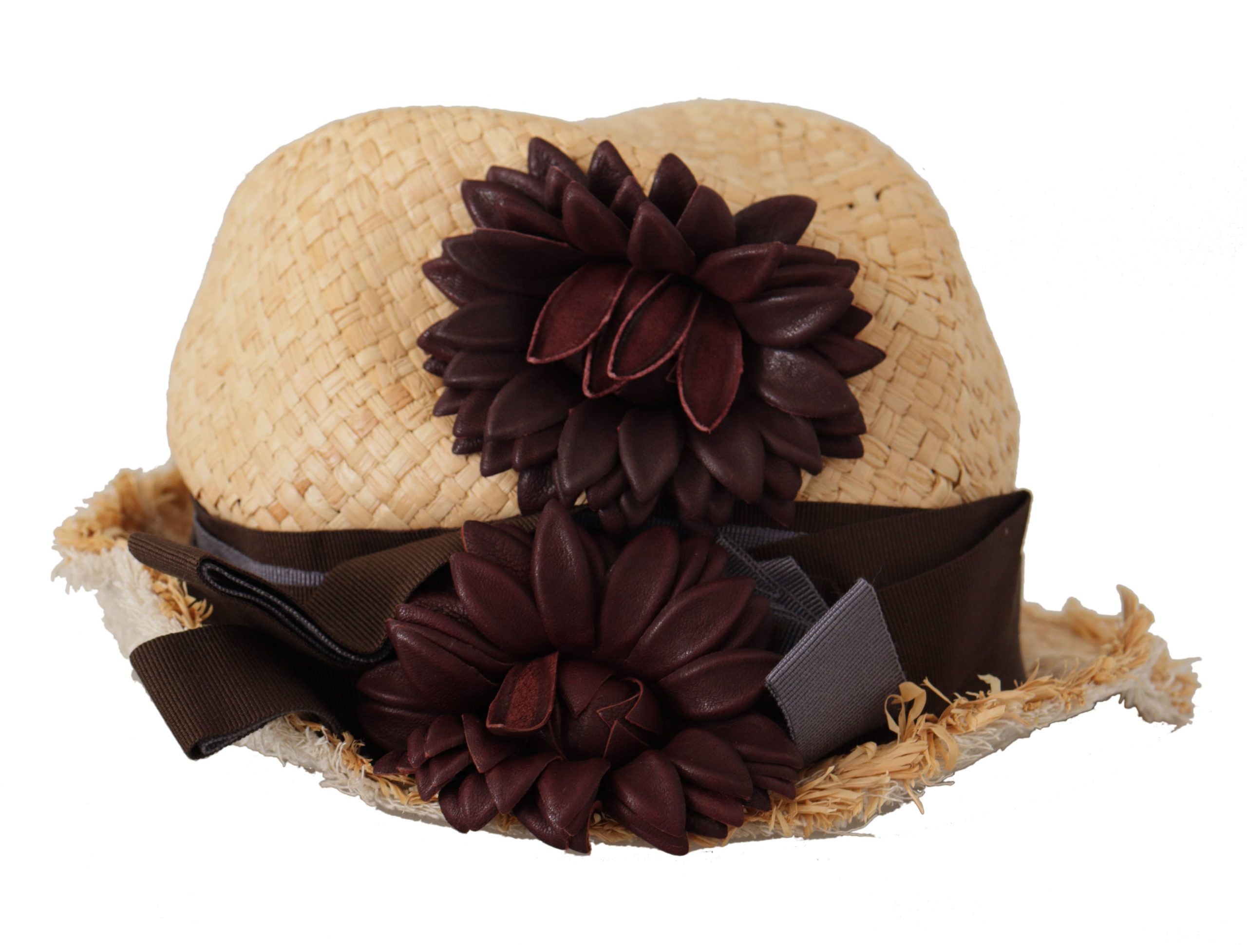 Chapeau bob floral Dolce &amp; Gabbana Chic en jaune soleil