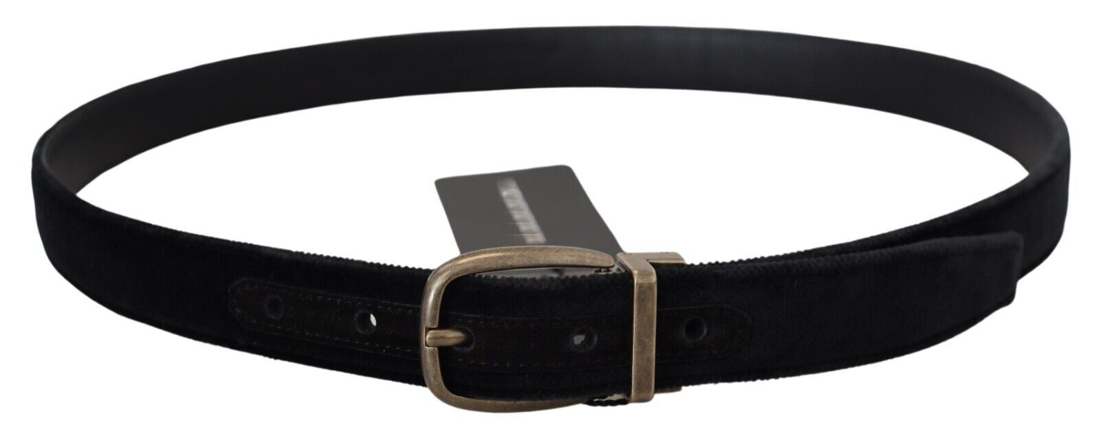 Dolce &amp; Gabbana Ceinture élégante en cuir noir