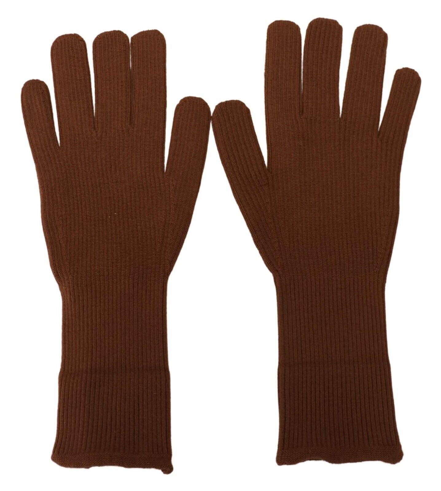 Dolce &amp; Gabbana Gants d'hiver élégants en cachemire marron