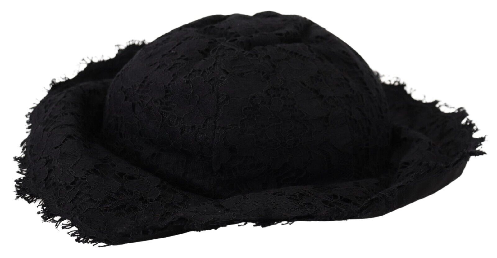 Dolce &amp; Gabbana Chapeau de créateur noir élégant prêt pour le soleil