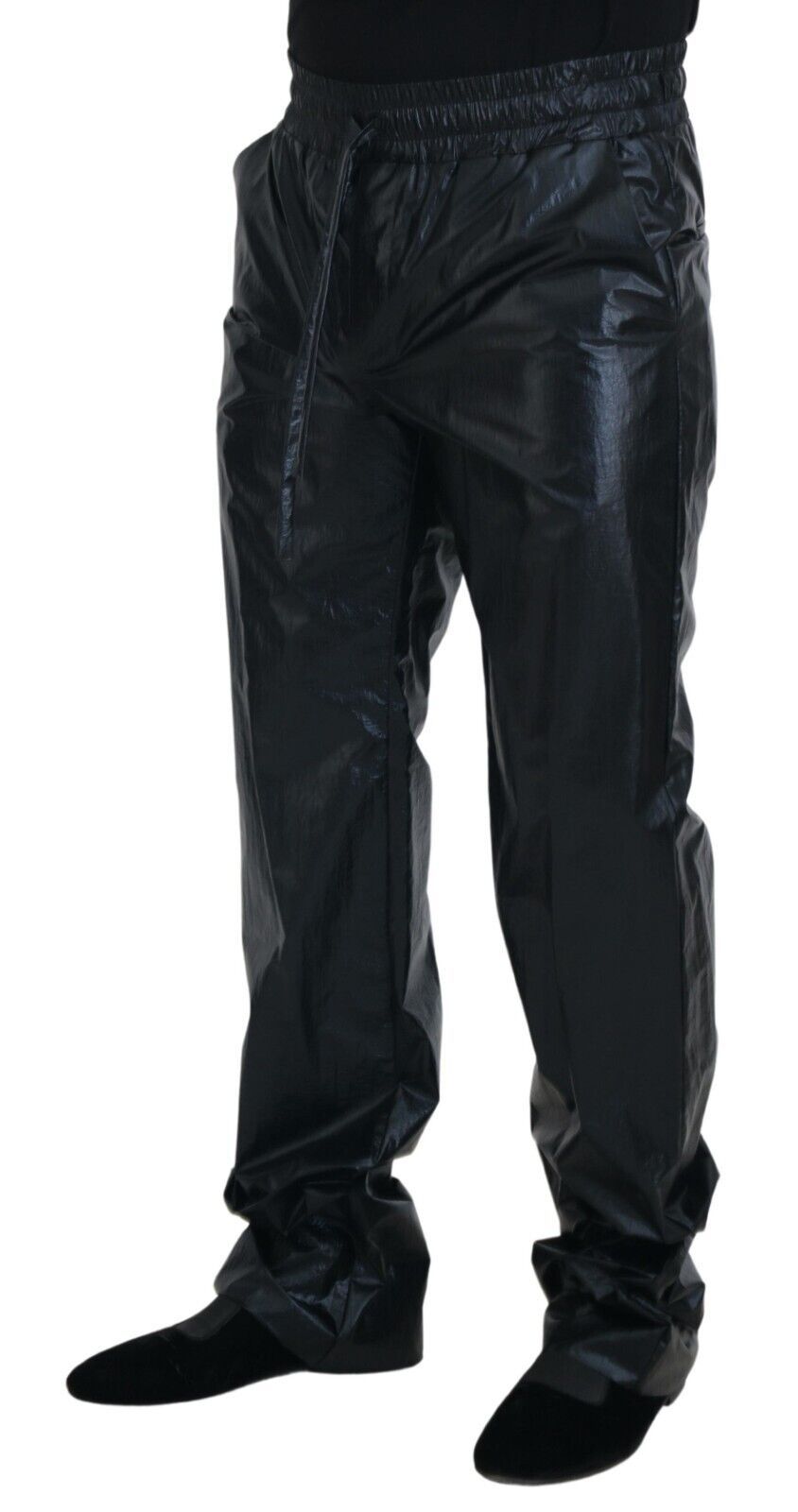 Dolce &amp; Gabbana Pantalon de créateur noir élégant