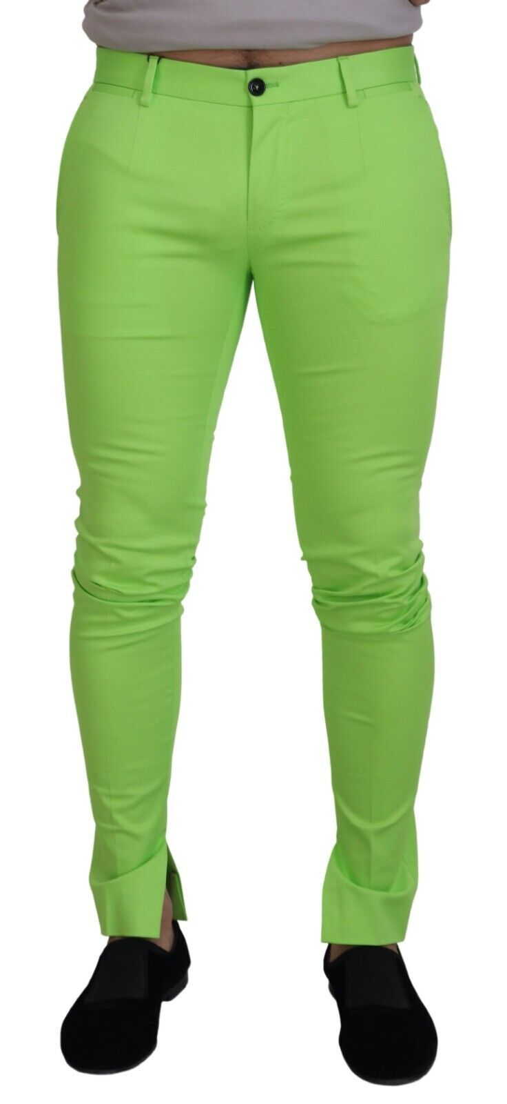 Dolce &amp; Gabbana Pantalon chino élégant en coton vert clair