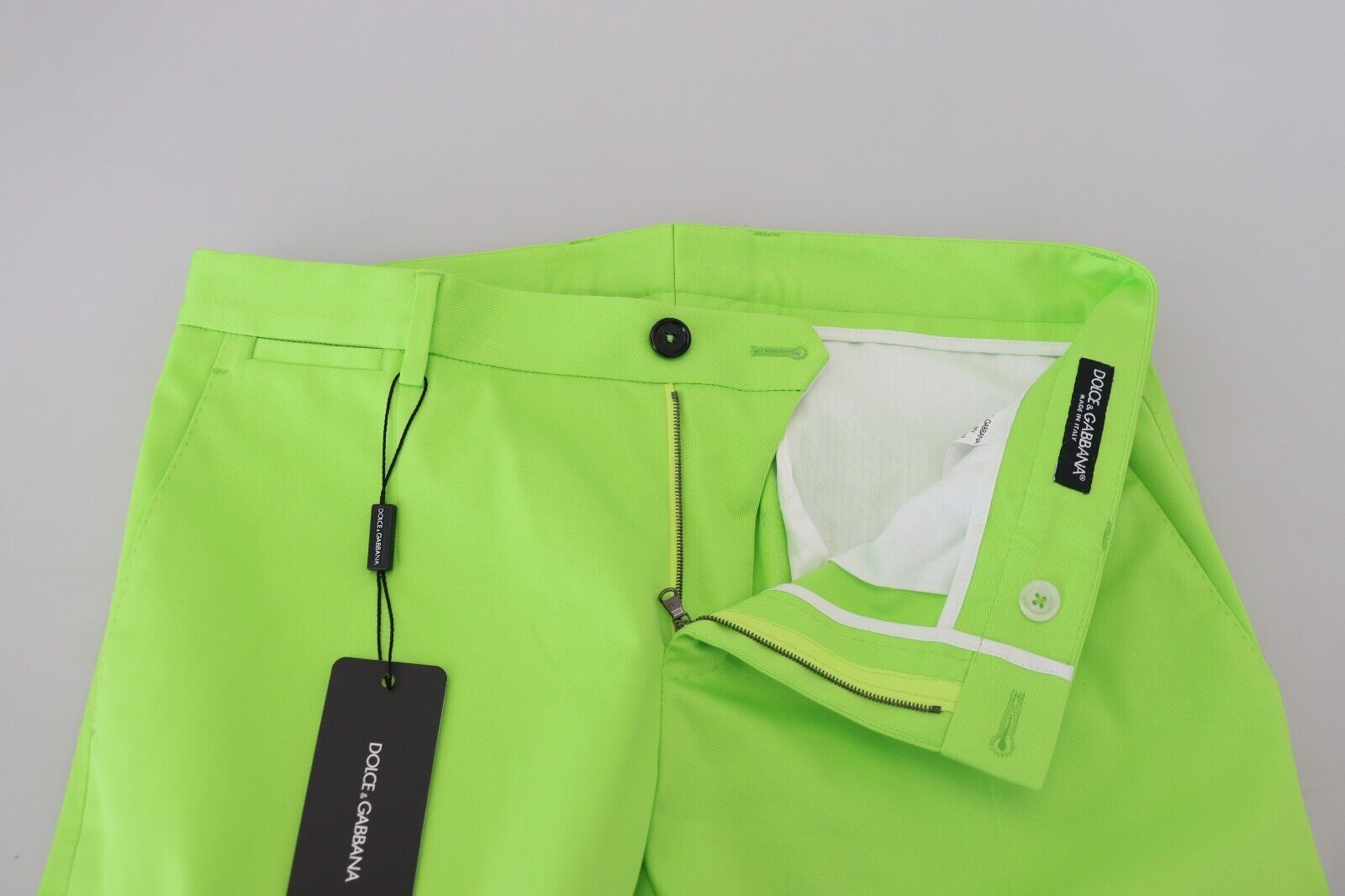 Dolce &amp; Gabbana Pantalon chino élégant en coton vert clair