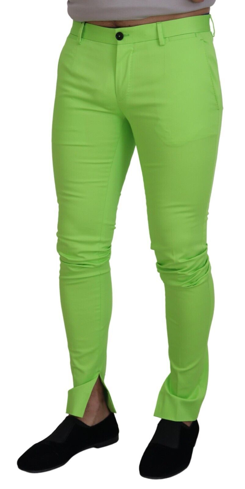 Dolce &amp; Gabbana Pantalon chino élégant en coton vert clair