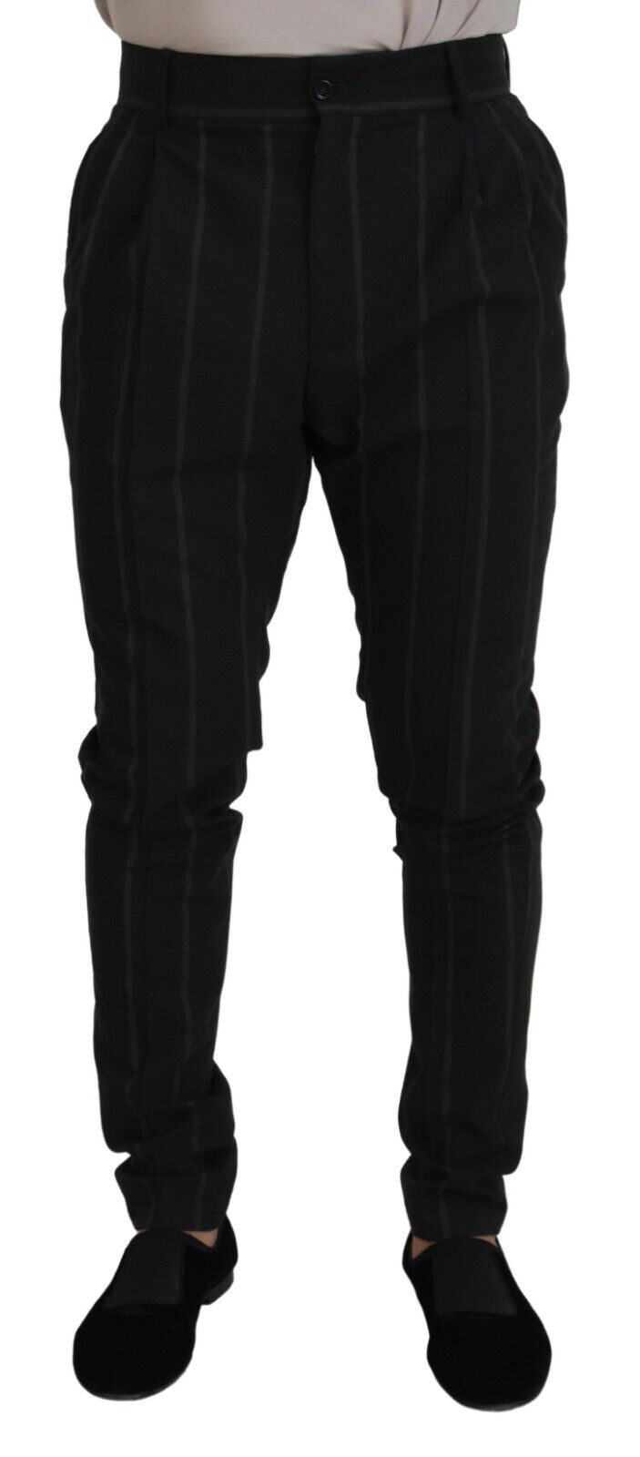 Dolce &amp; Gabbana Pantalon ajusté noir élégant