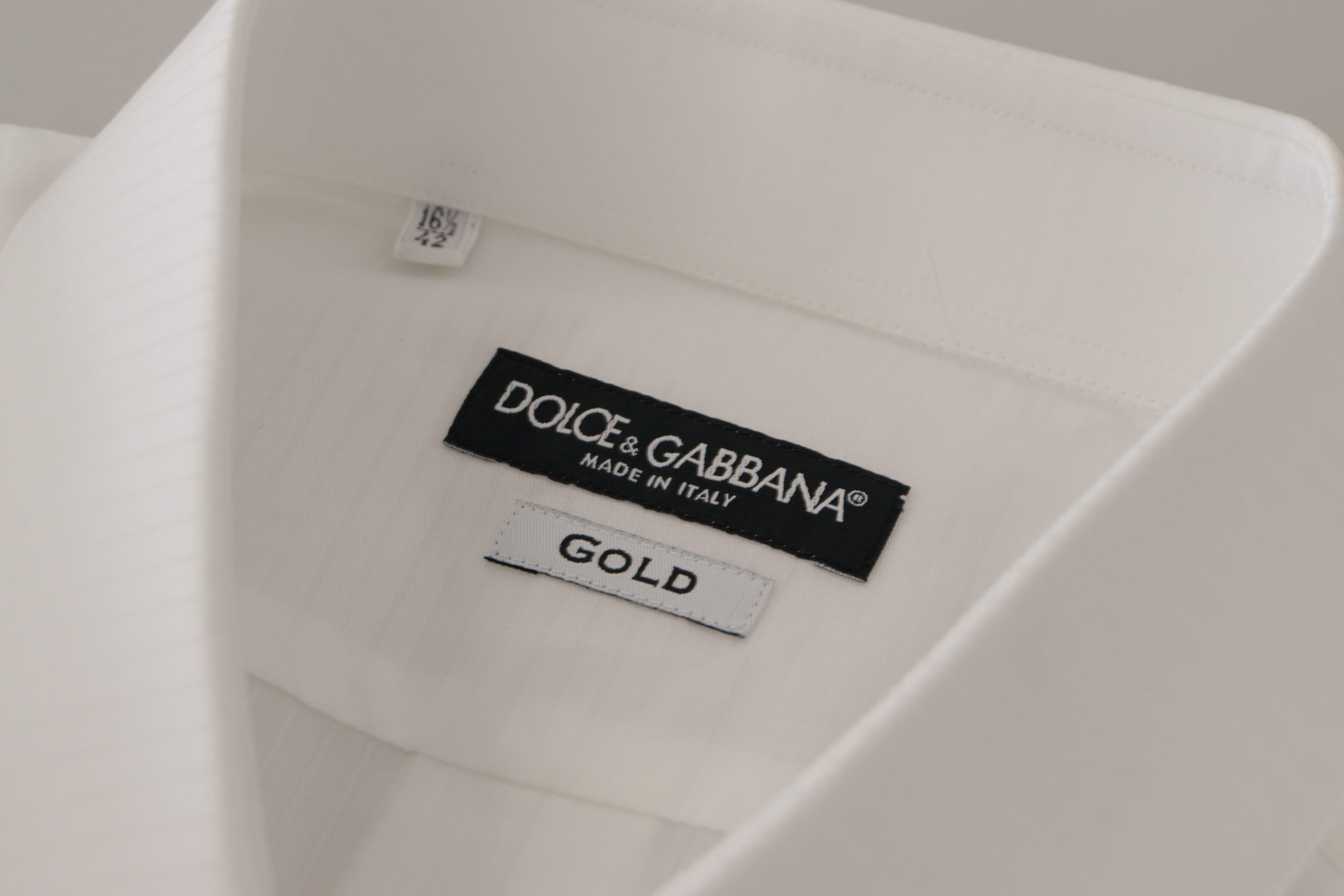 Dolce &amp; Gabbana Chemise habillée élégante en coton blanc