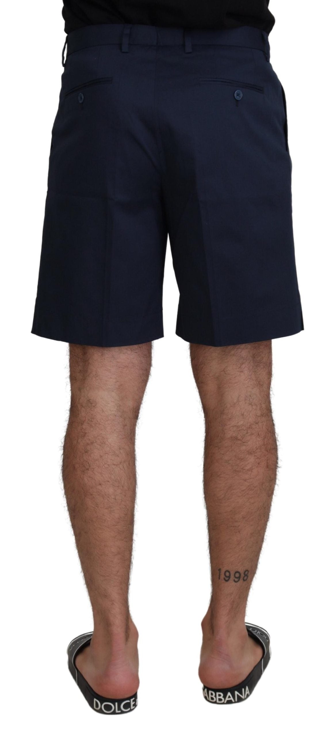 Dolce &amp; Gabbana Short chino bleu élégant