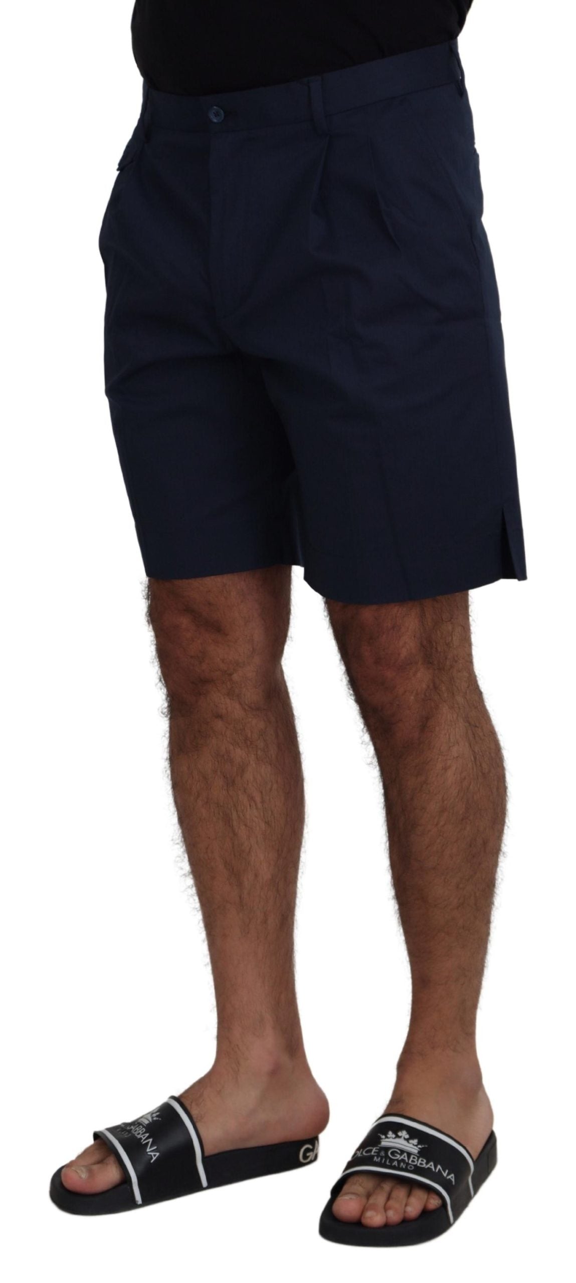 Dolce &amp; Gabbana Short chino bleu élégant