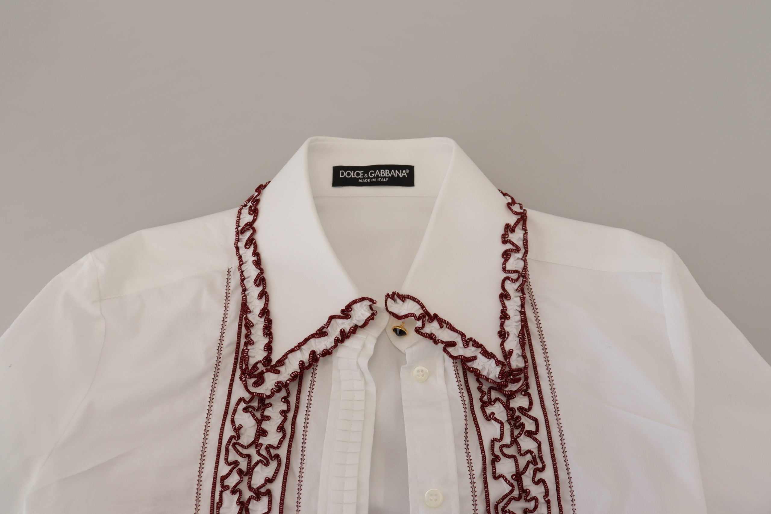 Dolce &amp; Gabbana Haut polo élégant en coton blanc