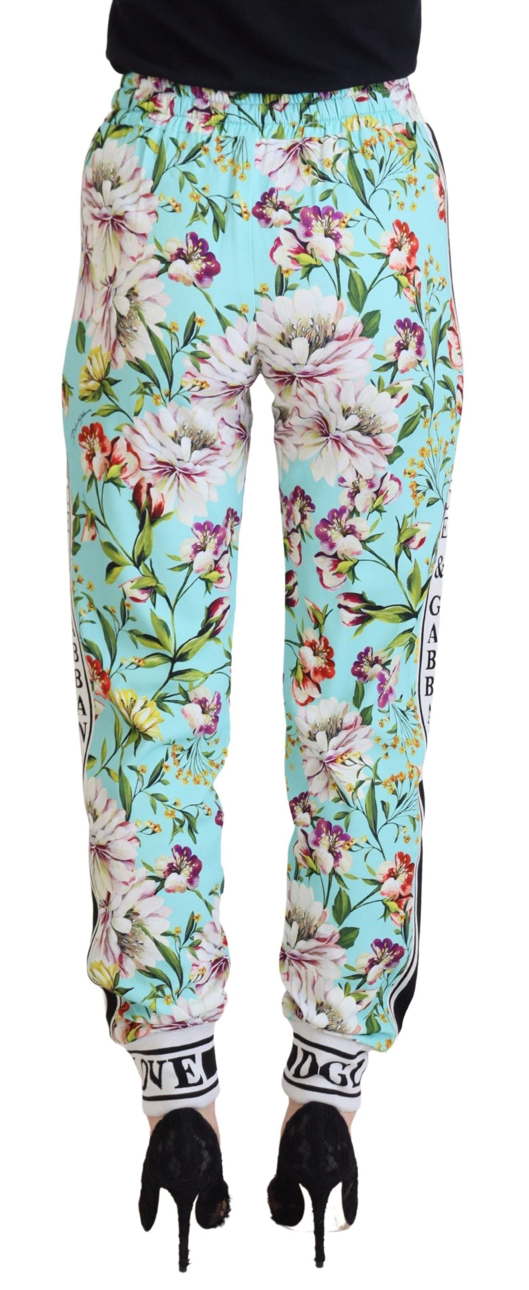 Dolce & Gabbana Pantalon de survêtement à fleurs multicolore