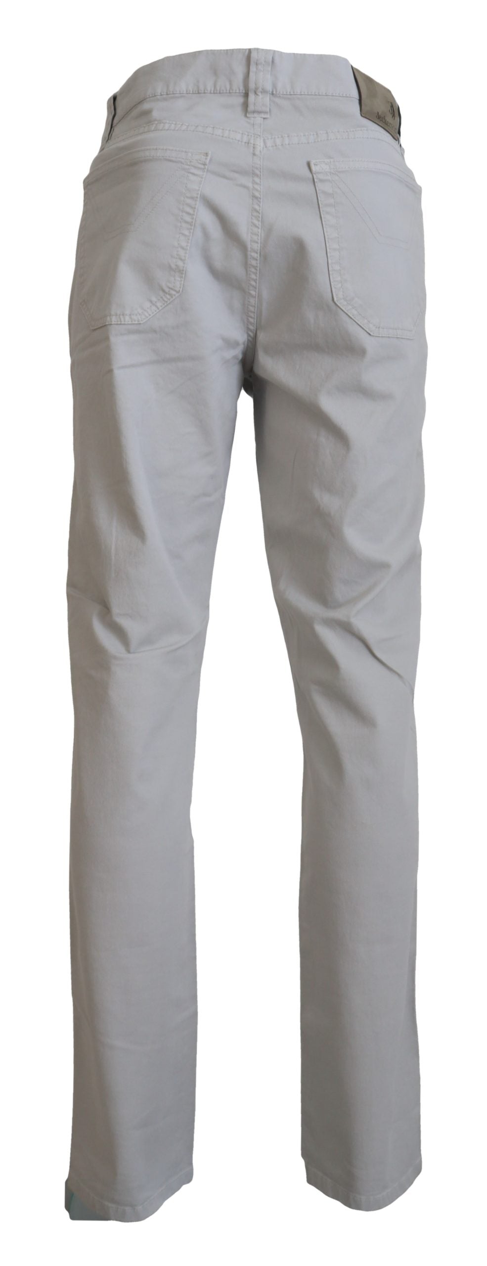 Jeckerson Pantalon élégant en coton mélangé gris