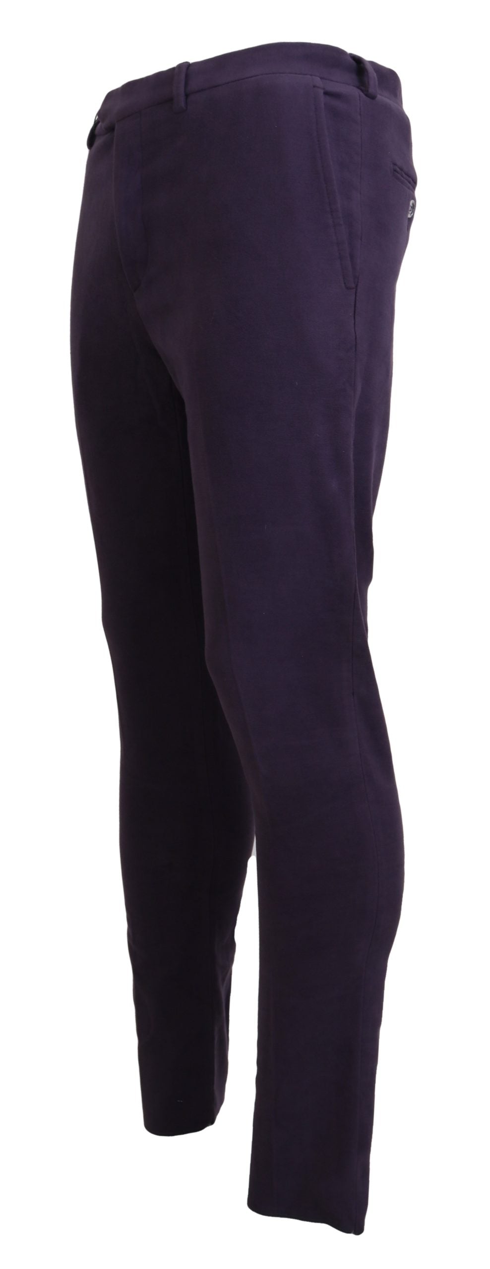 BENCIVENGA Pantalon élégant en coton violet