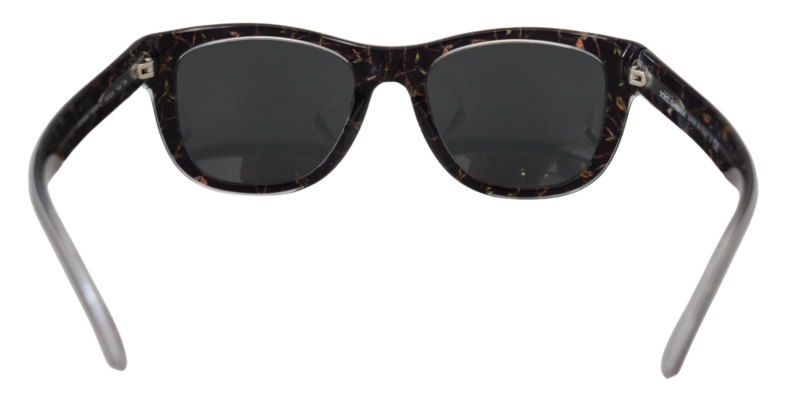 Lunettes de soleil élégantes en acétate noir Dolce &amp; Gabbana pour femme