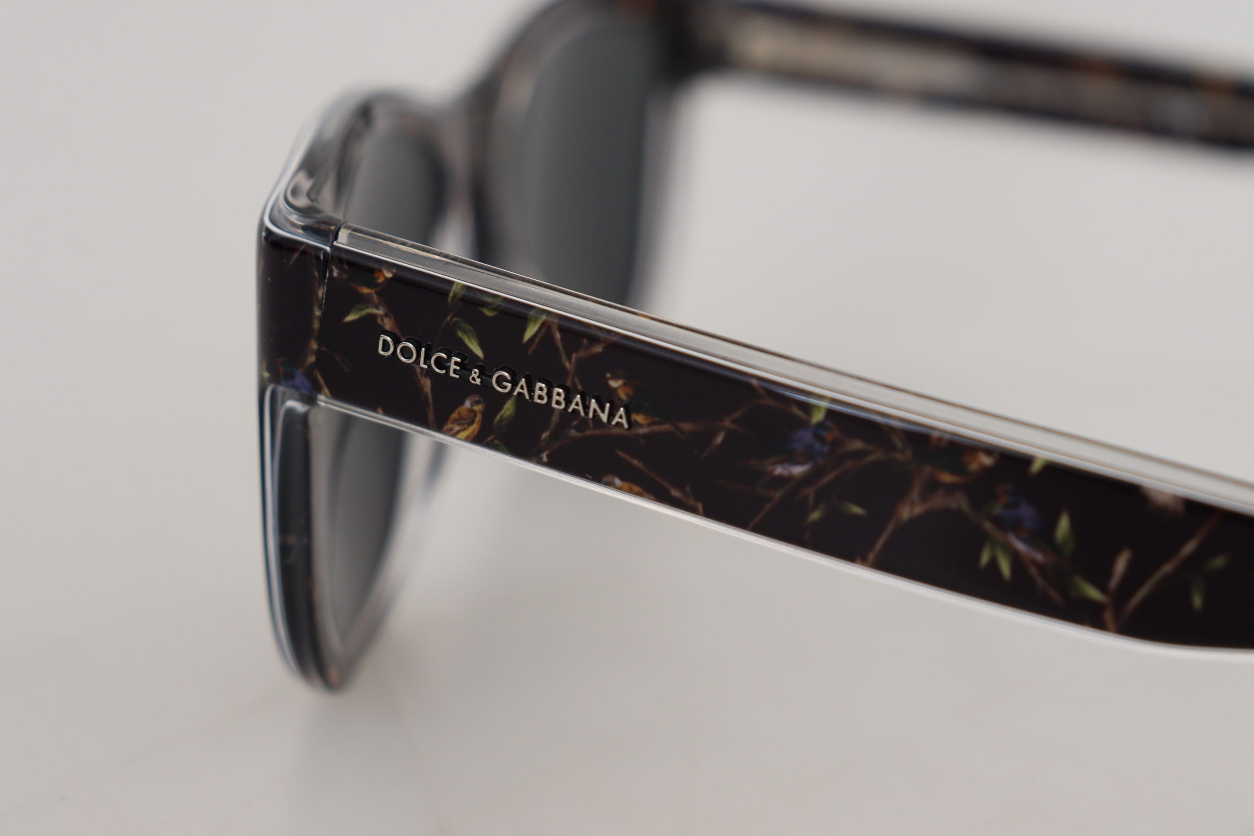 Lunettes de soleil élégantes en acétate noir Dolce &amp; Gabbana pour femme