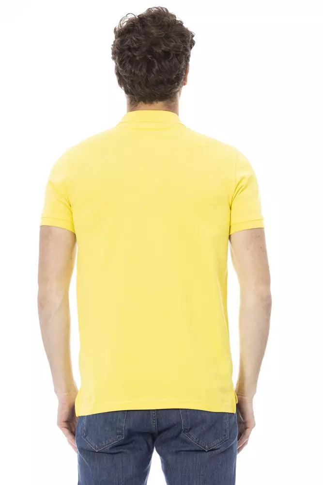 Baldinini Trend Yellow Cotton Men Polo-Shirt