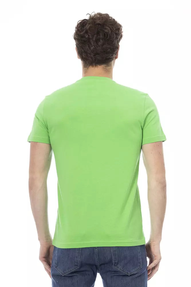 Baldinini Trend Emerald Envy : T-shirt chic à col rond