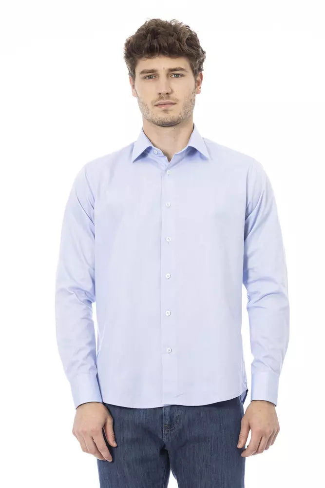 Baldinini Trend Chemise italienne élégante bleu clair