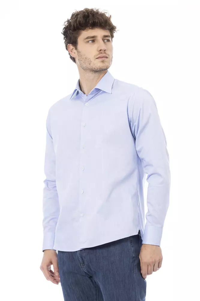 Baldinini Trend Chemise italienne élégante bleu clair