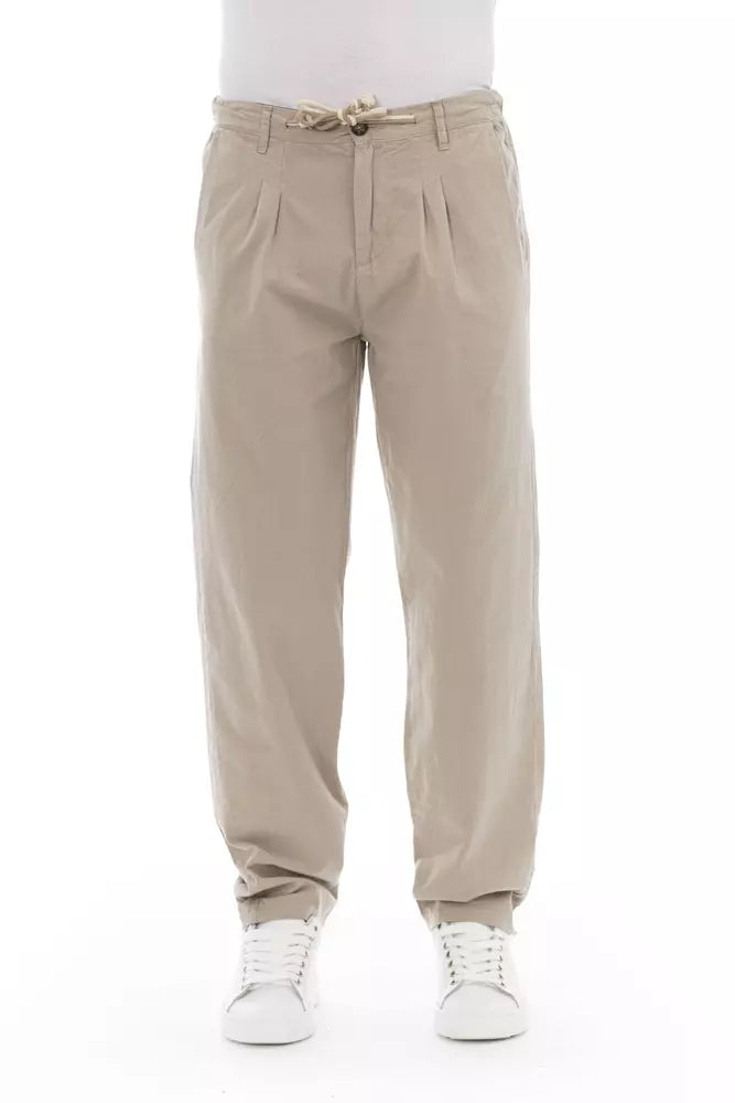 Pantalon Chino Baldinini Trend Chic Beige pour Homme