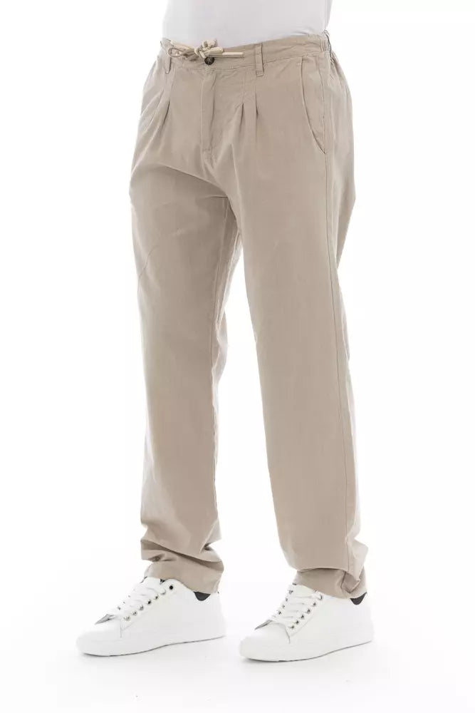 Pantalon Chino Baldinini Trend Chic Beige pour Homme