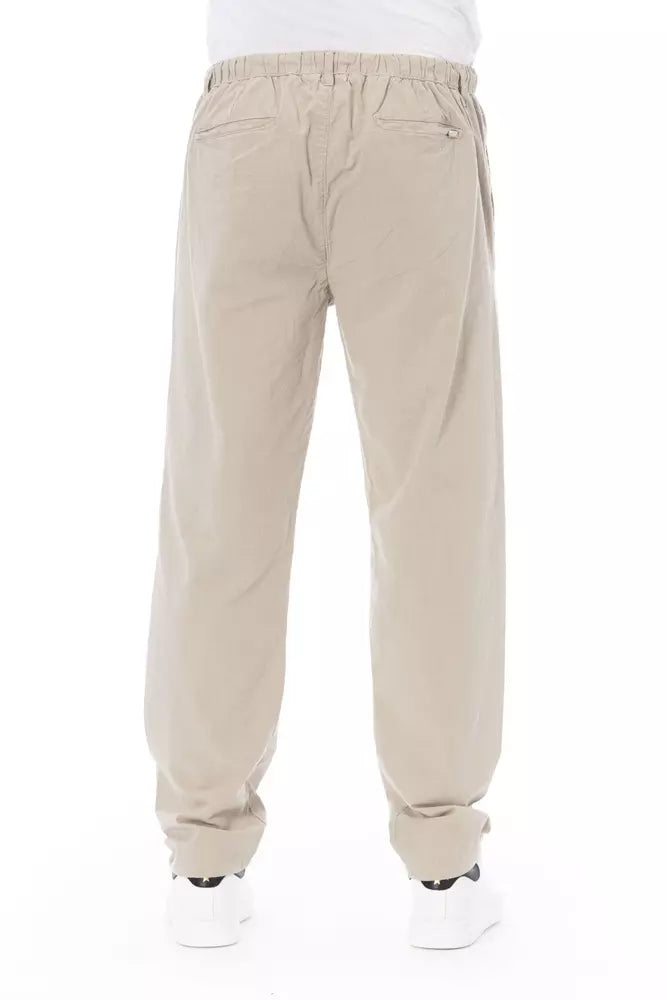 Pantalon Chino Baldinini Trend Chic Beige pour Homme